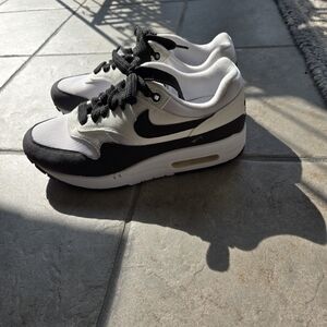 Nike Air Max Black and White Shoes